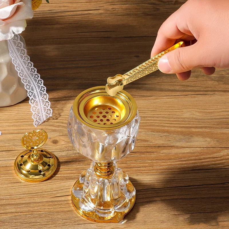 Gold Electroplated Aromatherapy Clip | Solid Spice Fragrance Accessory