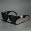 Square Leopard Print Sunglasses | UV400 Protection Travel Sunglasses