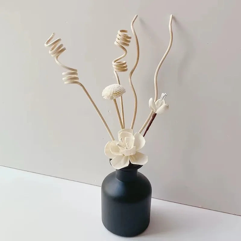 5/6Pcs Flower Fragrance Stick Fireless Aromatherapy Rattan Sticks Fragrance Diffuser | DIY Home Decor Set