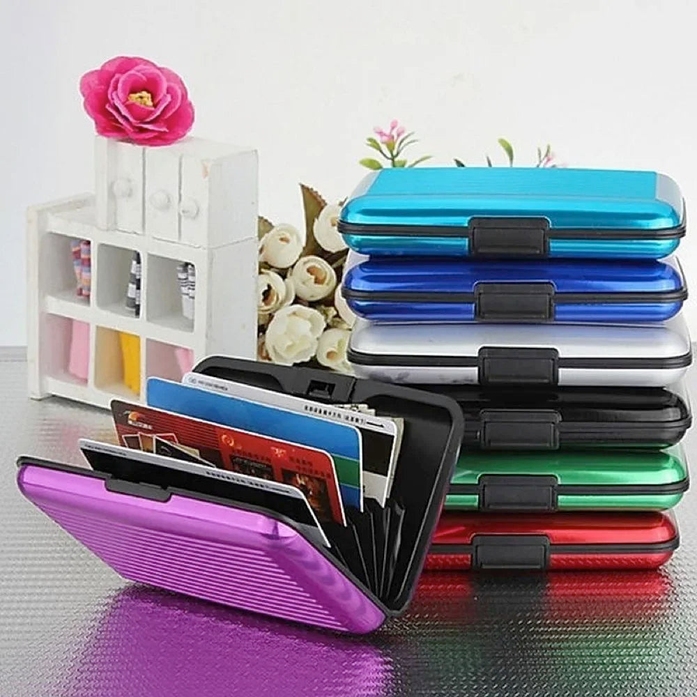 Metal Credit Card Holder | Slim RFID Wallet for Men and Women