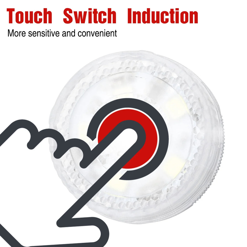 2X LED Touch Light | Portable Car Interior Light and Closet Lamp