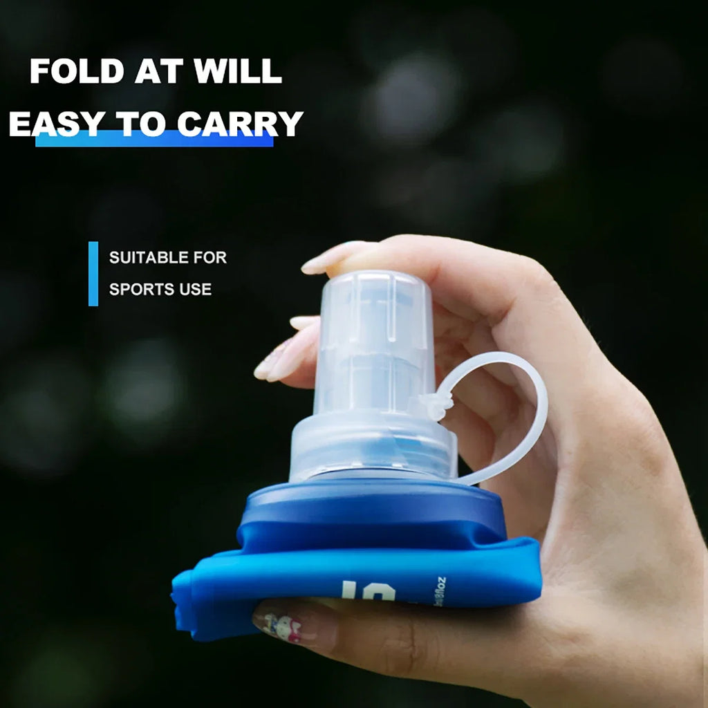 WRELS Soft Water Bottle | Folding Sport Flask for Running and Hydration