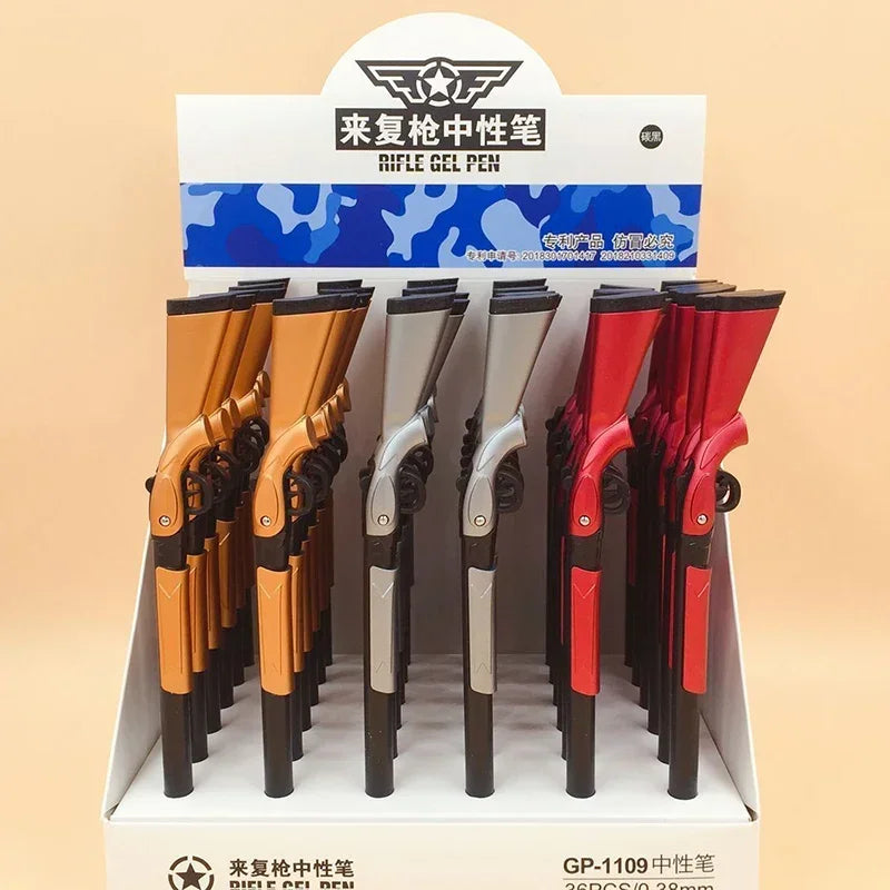 3Pcs Creative Toy Gun Gel Pens | Fun Sci-Fi Writing Set