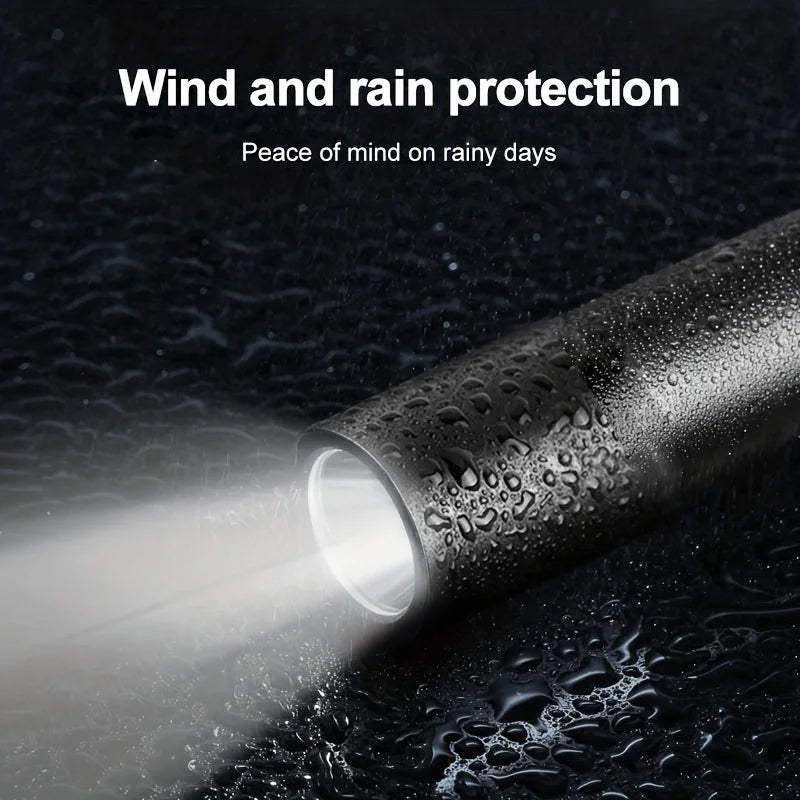 Mini LED Flashlight Q5 Zoom Focus | Rechargeable 400LM Torch for Camping and Fishing