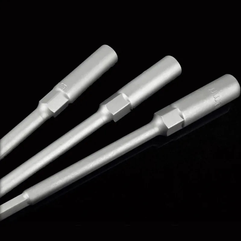 Electric Drill Socket Bit Set 150mm | Hex Nut Driver Adapter for Impact Drills
