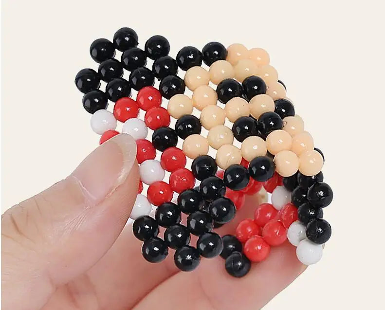 300 Pcs Water Beads Refill Pack | 36 Colors 5mm Aqua Magic Beads for Kids 3D Puzzles
