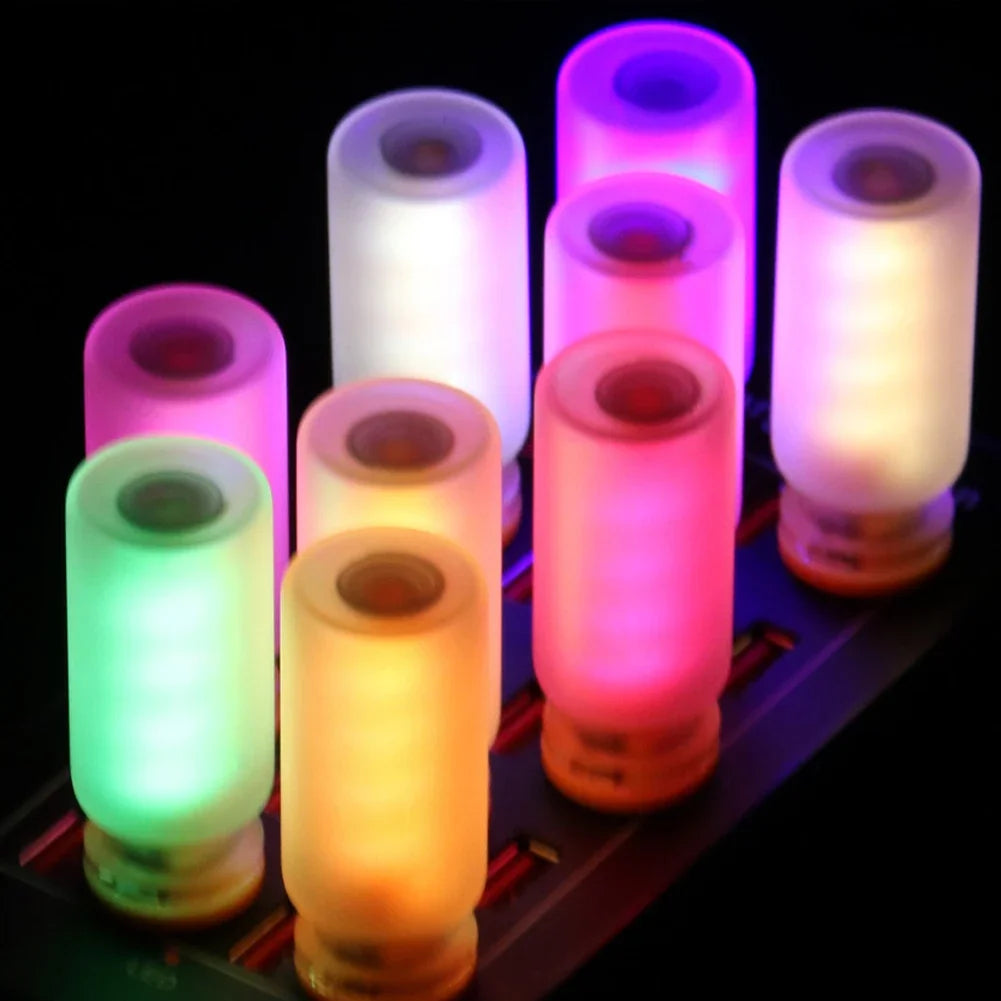 Frosted Glass USB Touch Control Car LED Atmosphere Light | Dimmable Night Decoration Lamp