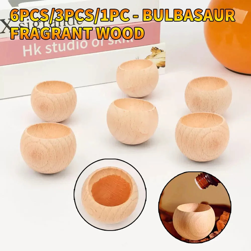 Creative Solid Wood Tumbler Fragrance Expander | Natural Reed Diffuser Set