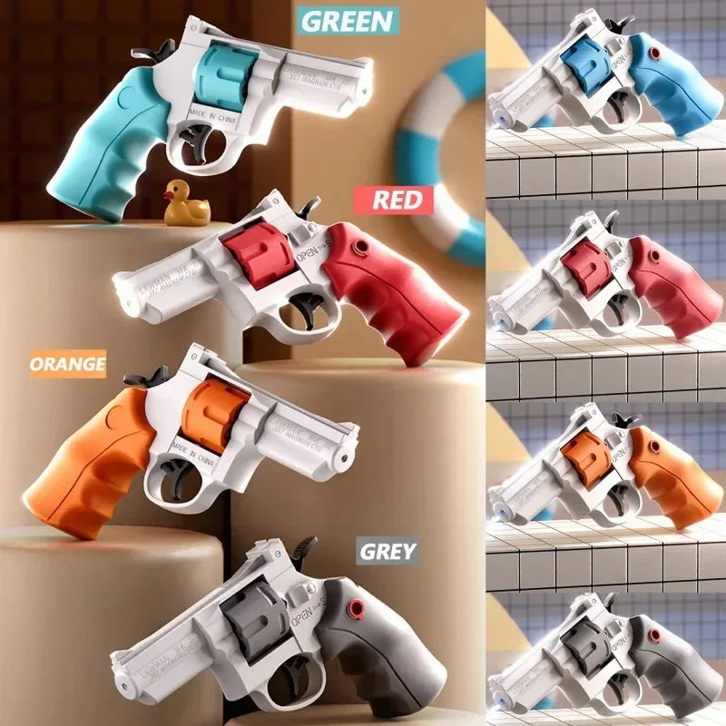 Revolver Water Gun Toys | Summer Outdoor Beach Pool Toy for Kids