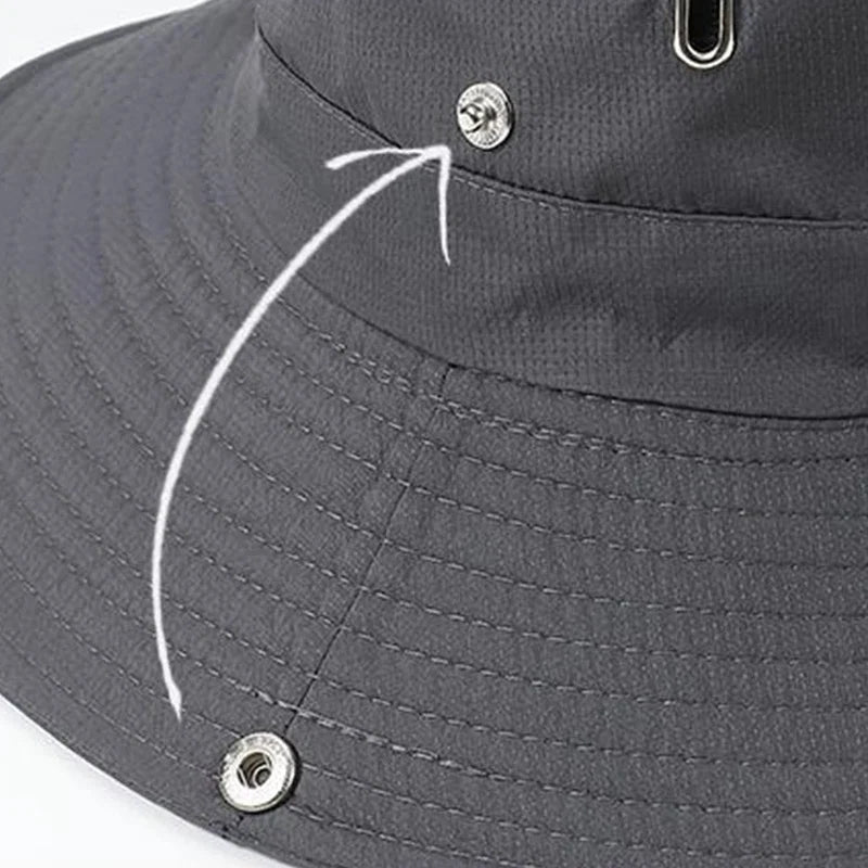 Solid Sun Protection Hat | Lightweight Outdoor Fisherman Cap