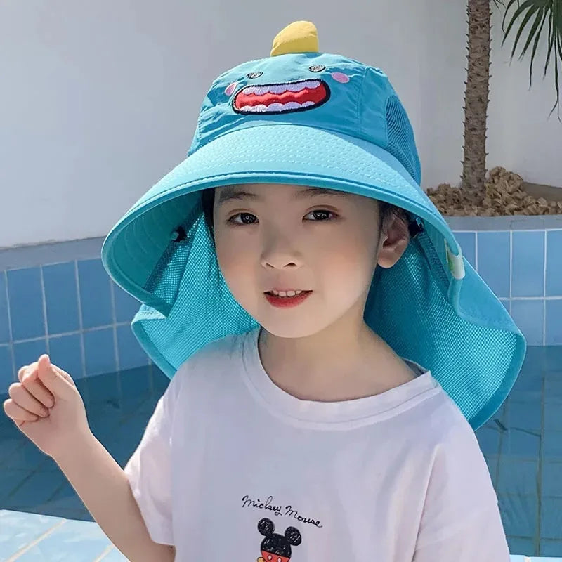 Summer Children's Sun Hat | Foldable Baby Beach Hat with UV Protection