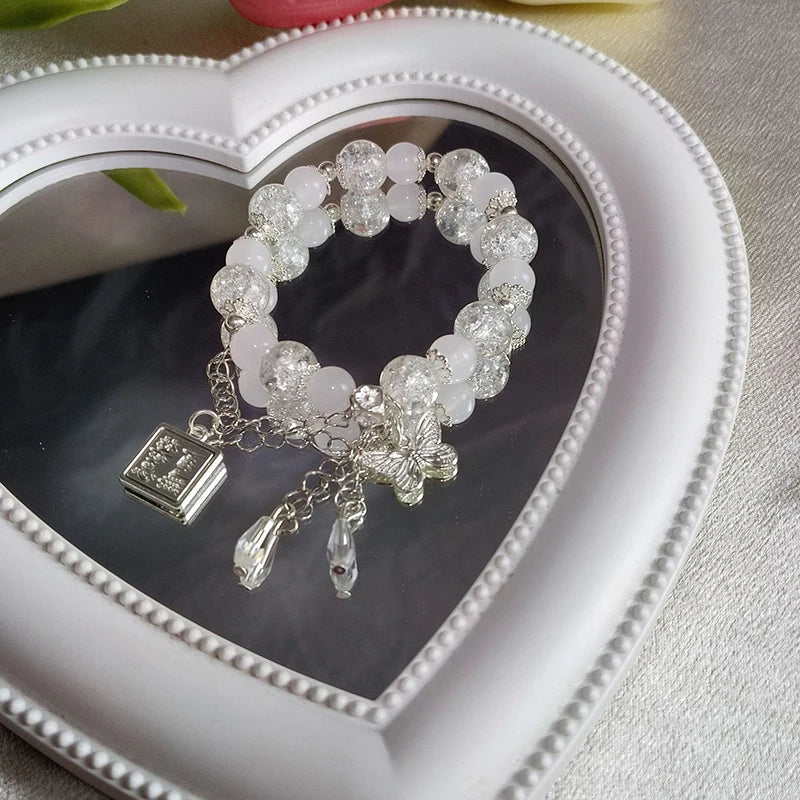 Tian Guan Ci Fu Bracelet | Heaven Official's Blessing Butterfly Pendant Beaded Bangle