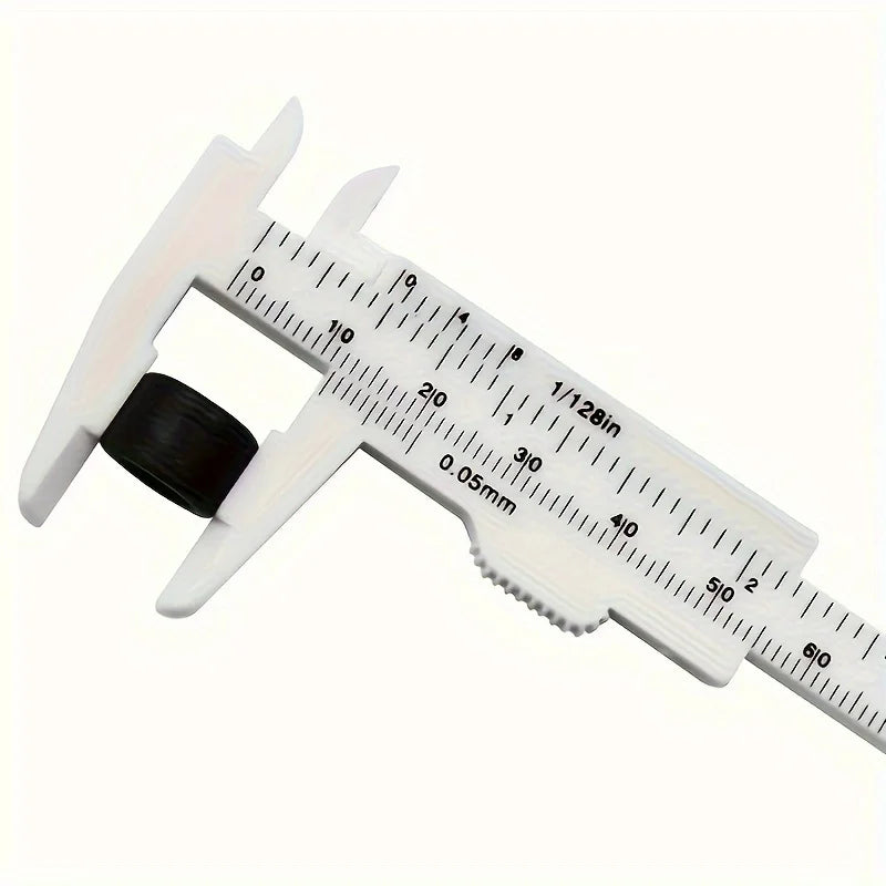 3-Pack Plastic Vernier Calipers Set | Dual Scale Measuring Tool for Precision Work