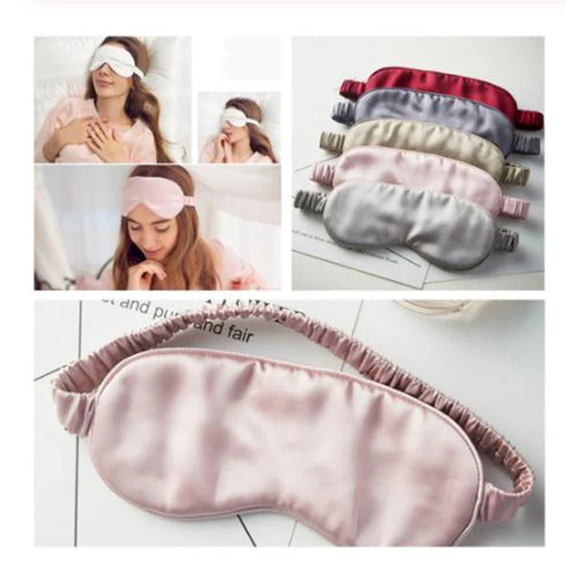 Silk Sleep Eye Mask | Light Blocking Blindfold for Restful Sleep