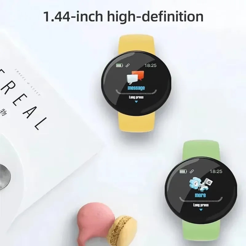 D18 Smartwatch | Kids Fitness Tracker with Color Screen and Call Reminder