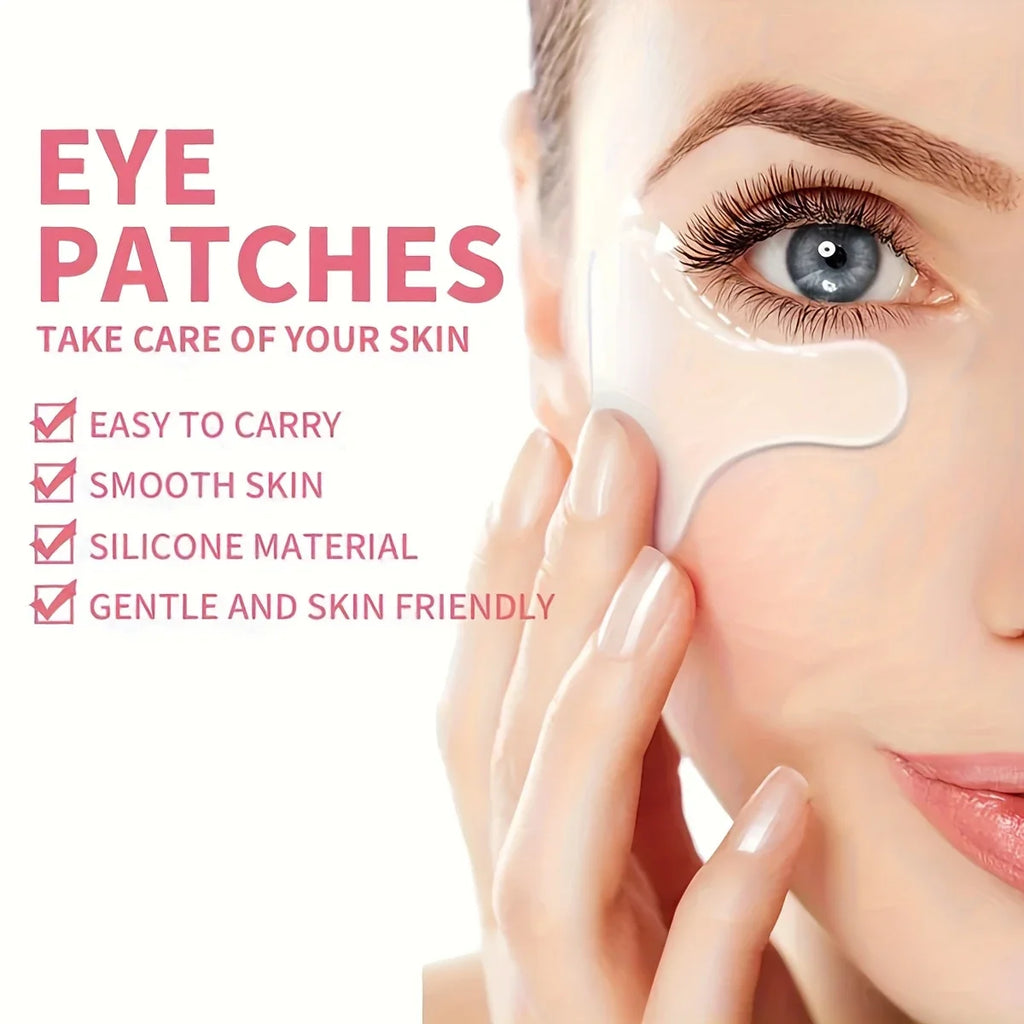 Silicone T-Shaped Eye Patch | Overnight Facial Skincare Tool