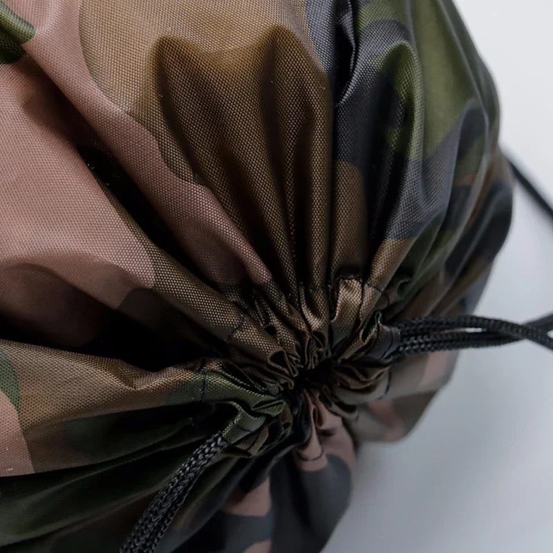 Outdoor Sport Camouflage Backpack | Waterproof Drawstring Bag for Gym, Travel, Camping, Hiking, Marathon, Football, Basketball