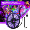UV LED Light Strip 395-405nm | Flexible Black Light for Glow Parties