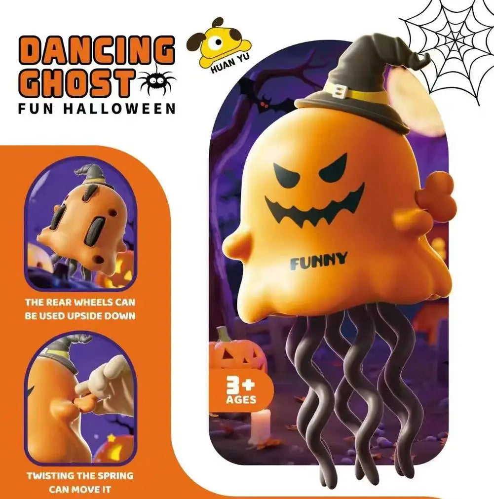 Mini Wind-Up Dancing Ghost Toy | Halloween Christmas Party Favor