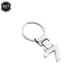 Zinc Alloy Number Emblem Keychain | Car Key Ring for BMW Models