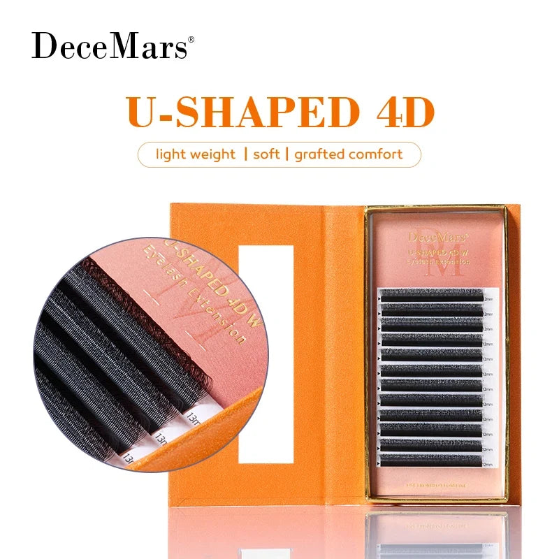U-Shape 4D Eyelash Extension Tray | Natural Salon-Grade Lashes