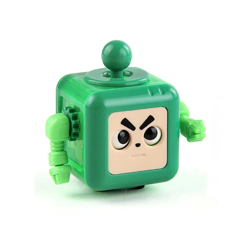 6/12 Sides Rainbow Fidget Cube | Decompression Sensory Toy for Anxiety and ADHD