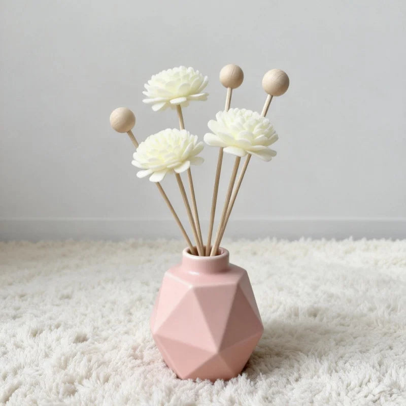 10PCS Artificial Flower Rattled Reed Fragrance Diffuser Sticks | Home Aroma Refills