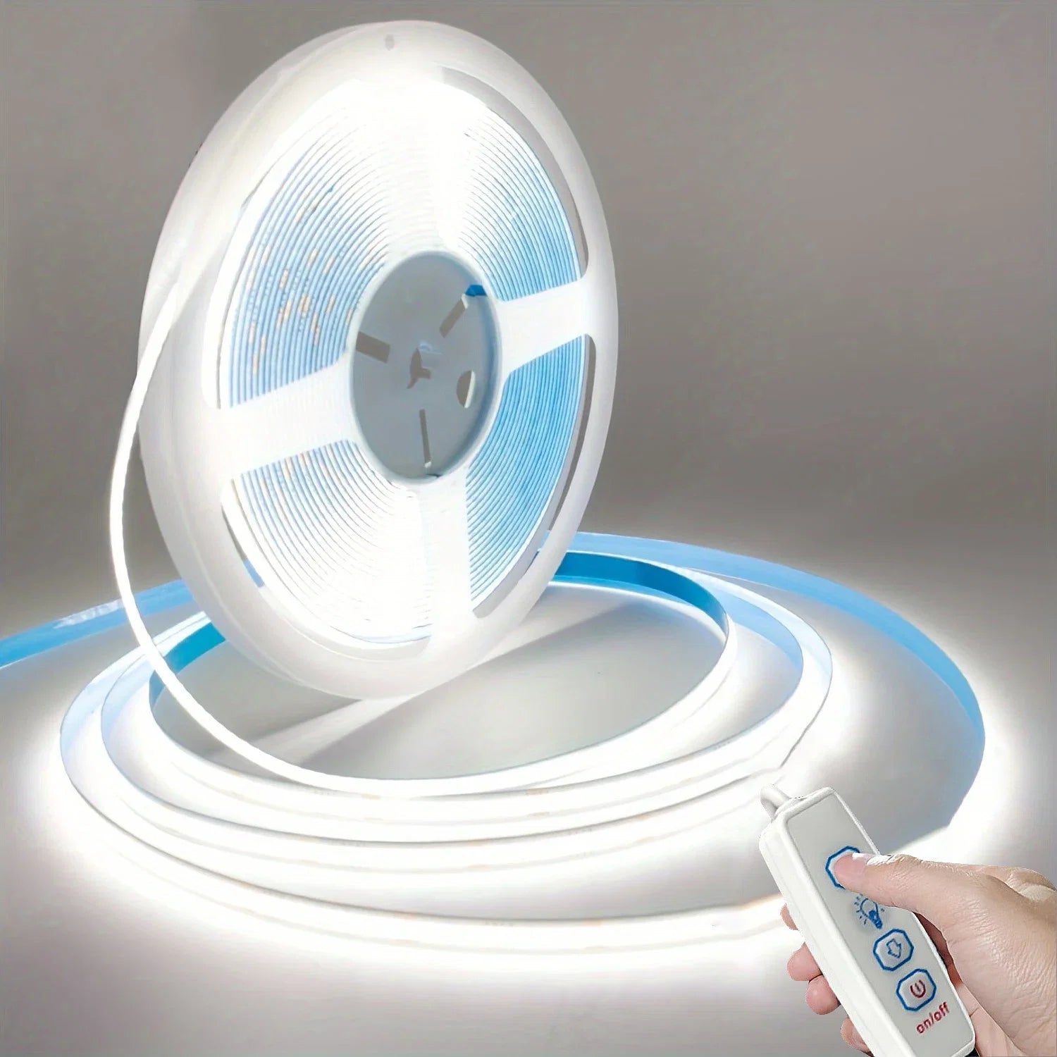 USB 5V COB LED Strip Lights | Dimmable 320 LEDs/m Flexible Strip for Kitchen Cabinet Mirror Bedroom