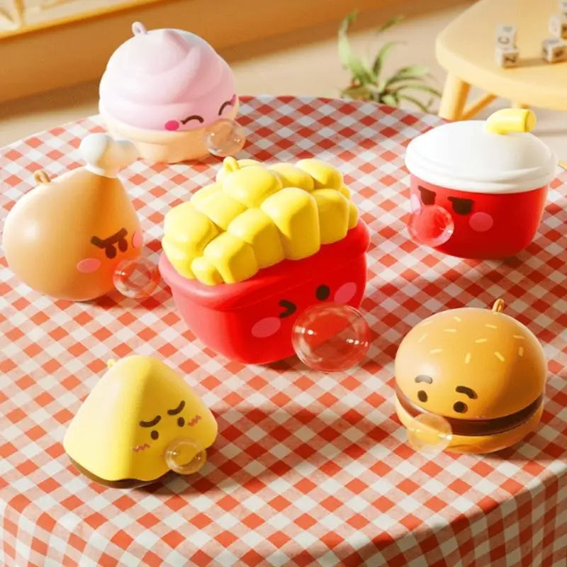Cute Food Series Spitting Bubbles Squeeze Toy | Stress Relief Sensory Toy for Kids and Adults