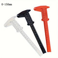 3-Pack Plastic Vernier Calipers Set | Dual Scale Measuring Tool for Precision Work