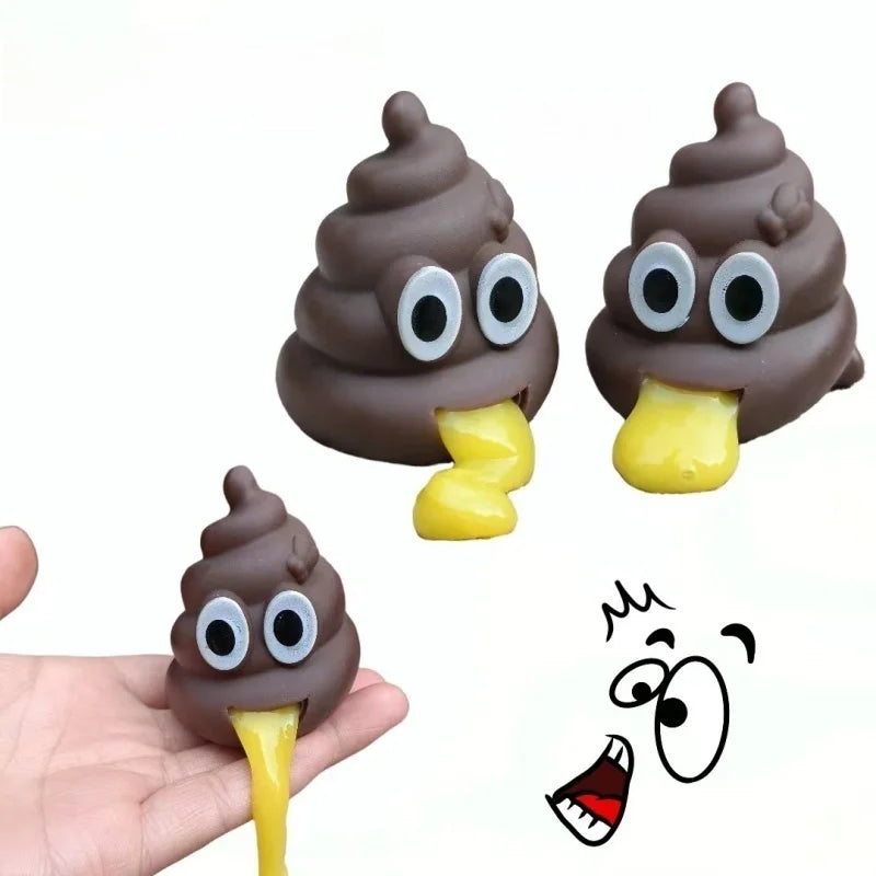 Prank Vomit Stool Toy | Silicone Gag Gift for Practical Jokes
