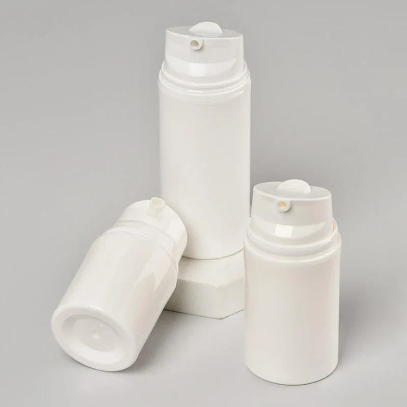 30-150ml Vacuum Pump Bottles | Empty Refillable Travel Dispensers for Creams, Lotions, and Gels