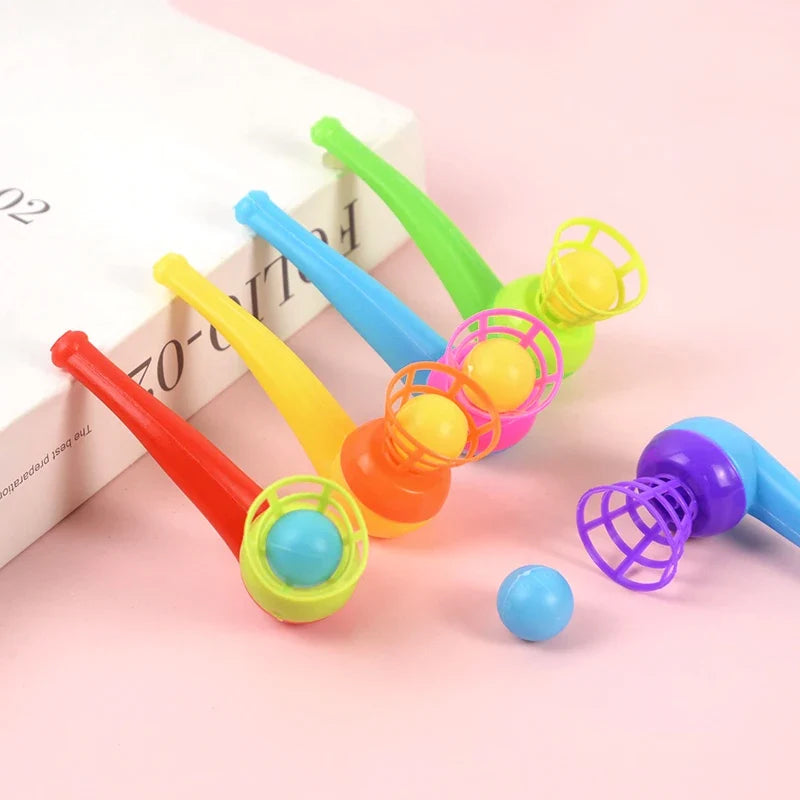 Colorful Blowing Pipe Magic Floating Ball Game | Kids Party Favor Toy