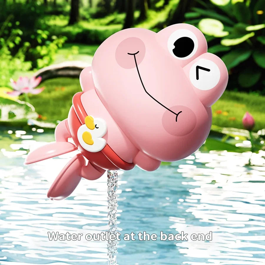Clockwork Frog Bath Toy | Floating Swim Toy for Kids