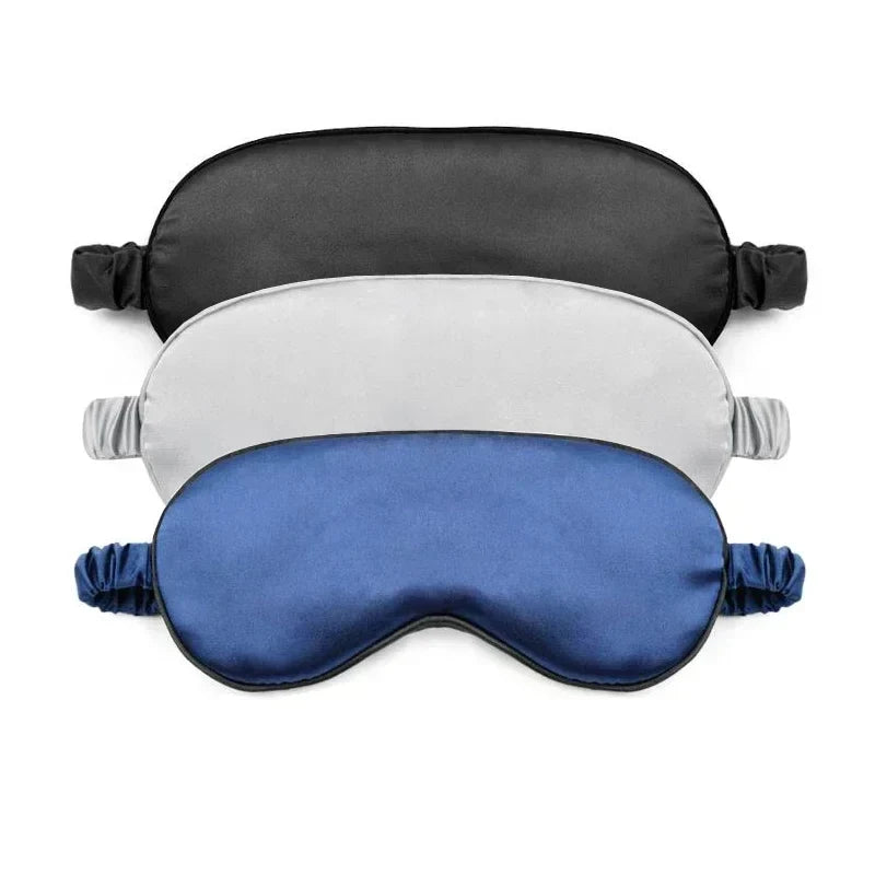 Silk Sleep Eye Mask for Women | Travel Blindfold with Light Blocking