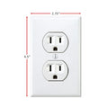 Fake Power Outlet Stickers (3 Pack) | Prank Wall Decals for Office and Home