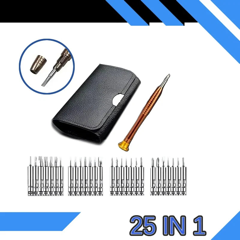 25 in 1 Precision Screwdriver Set | Professional Repair Tool Kit for Electronics