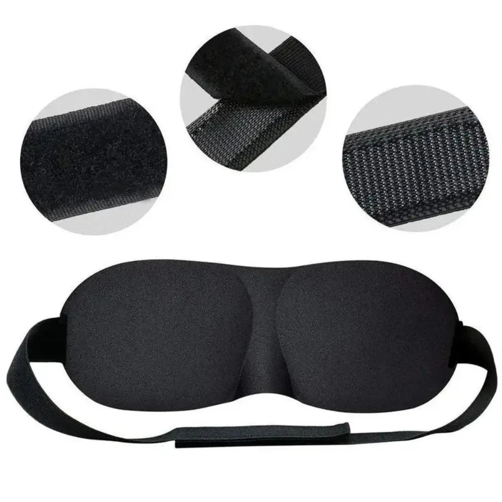 3D Contoured Sleep Eye Mask for Deep Sleep | Ergonomic Light Blocking Blindfold