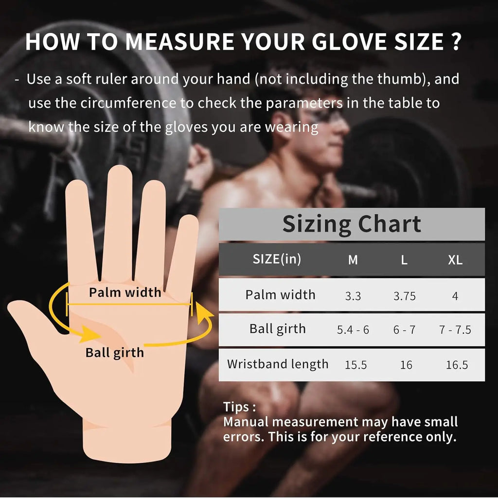 Gym Gloves for Men Women | Fitness Weight Lifting Gloves with Wrist Support