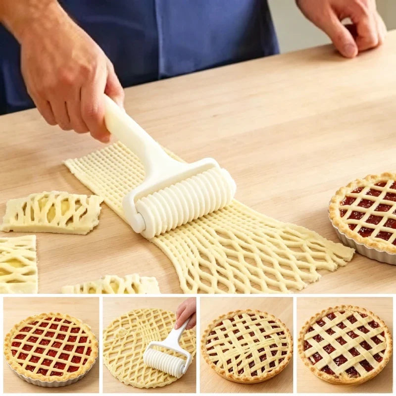 Lattice Pizza Cutter Wheel | Pastry Roller for Wellington and Baking