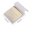 100pcs Imitation Gold Silver Foil Sheets for DIY Crafts | Gilding Flakes for Resin Candle Art