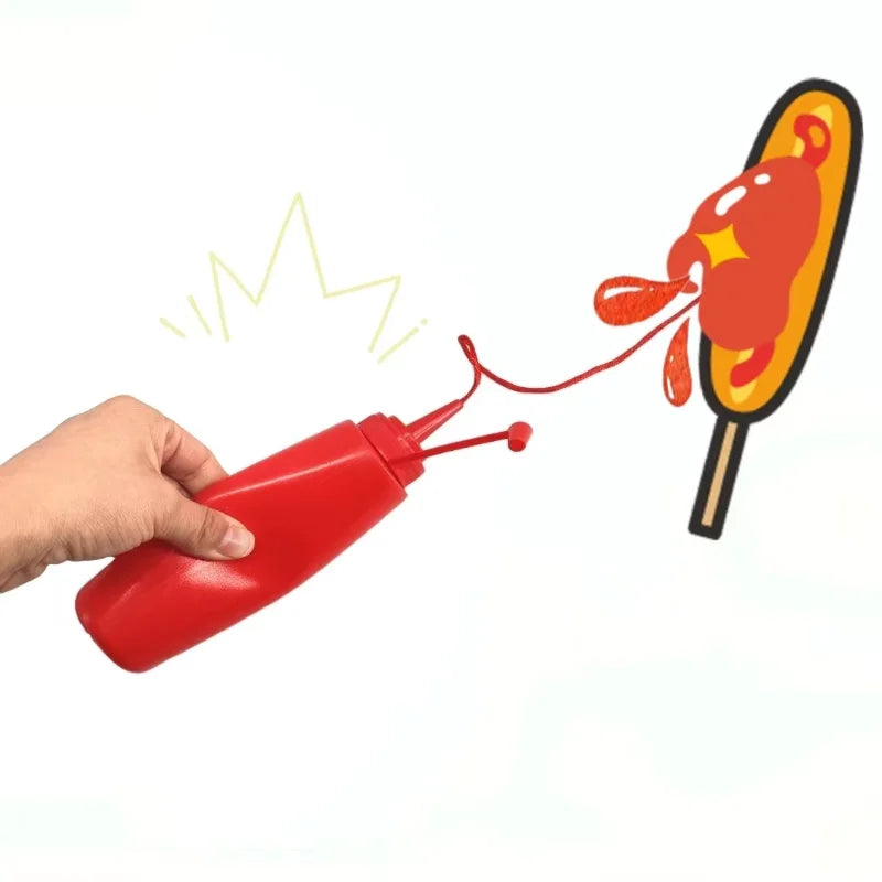 Fake Ketchup Prank Bottle | Realistic Squirt Toy Gag Gift