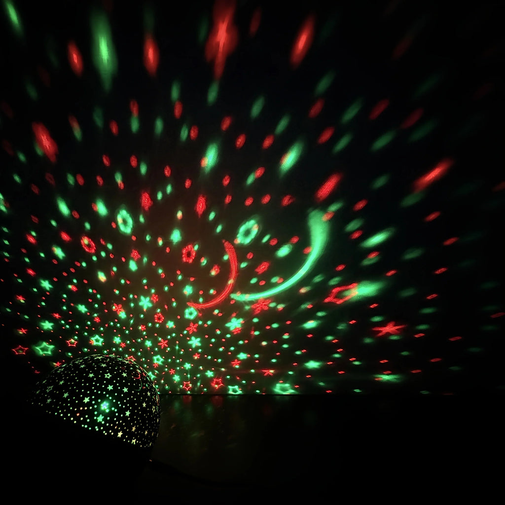 Starry Sky Projector with Moon and Stars | Night Light for Kids Room
