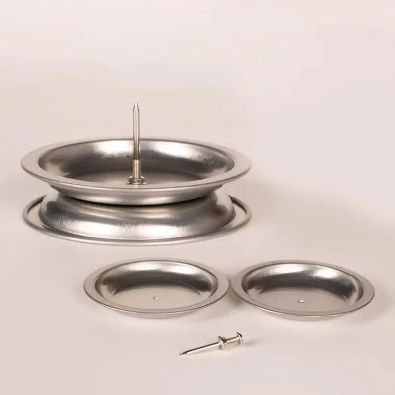 Moxa Stick Holder Tray | Stainless Steel Ash Collection and Mosquito Coil Holder