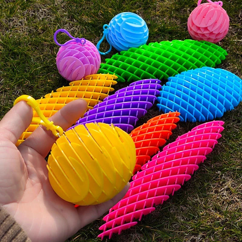 3D Stretch Mesh Stress Relief Toy | Creative Elastic Radish Anti-Stress Toy