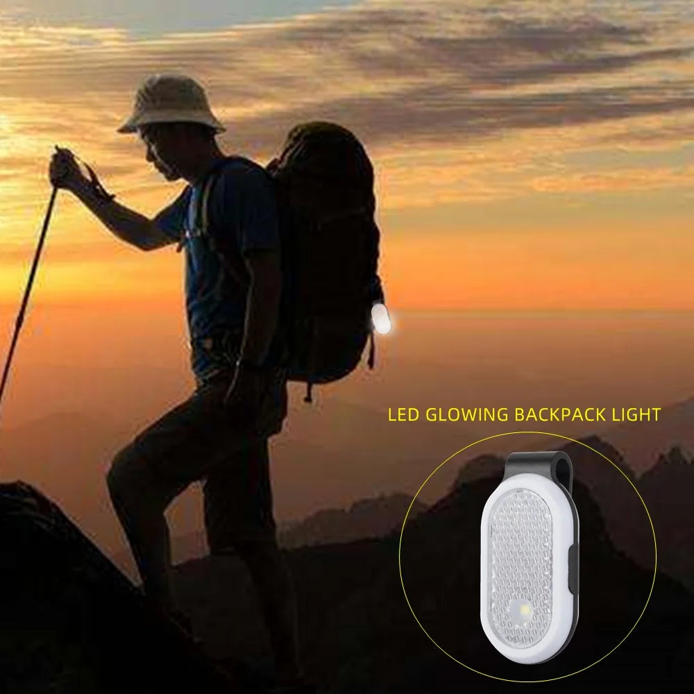 Compact LED Safety Light for Night Running, Hiking, and Walking | Clip-On Emergency Warning Lamp
