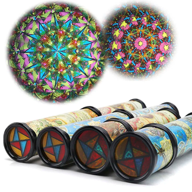 Scalable Kaleidoscope Toy | 30cm Magic Rotating Educational Toy for Kids