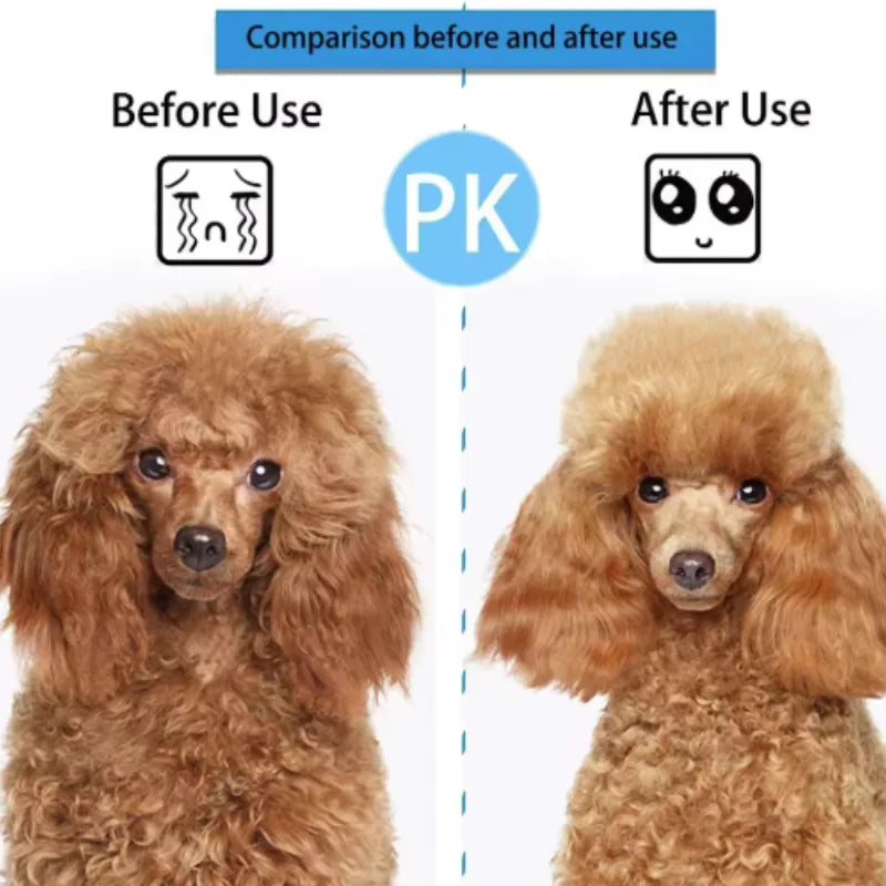 Pet Deshedding Comb | Self Cleaning Needle Brush for Dogs and Cats