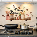 Removable Flower and Butterfly Wall Stickers | Waterproof PVC Wall Decals for Kitchen and Dining Room
