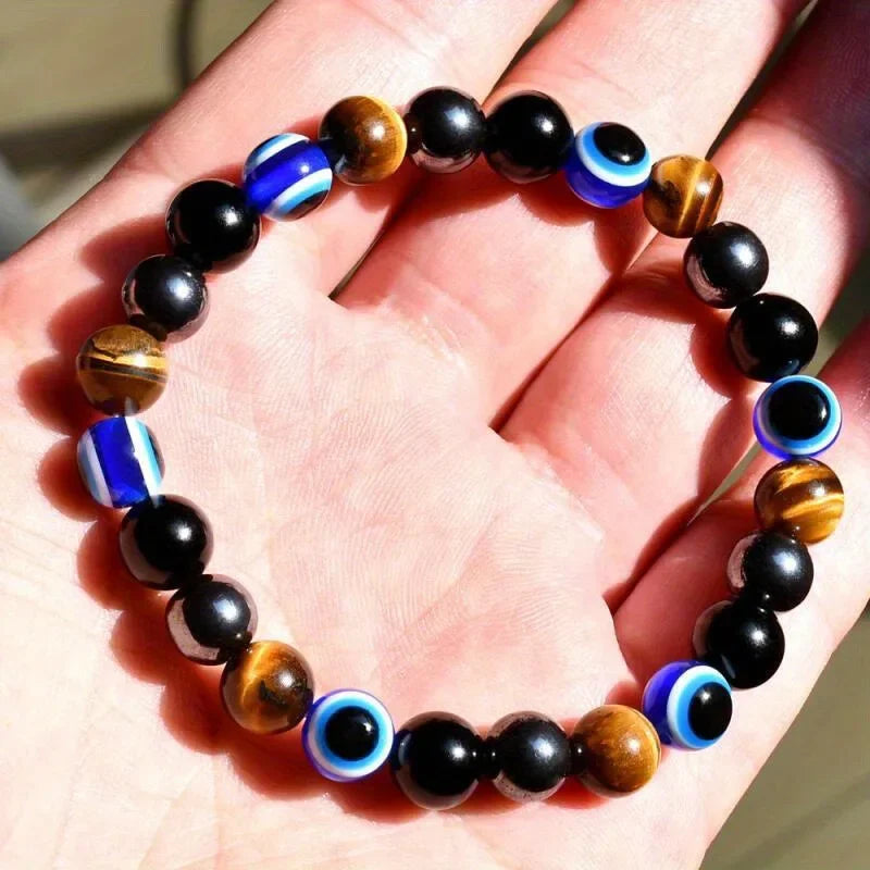 Stone Symbolic Tiger's Eye Bracelet | Unisex Wealth & Confidence Jewelry